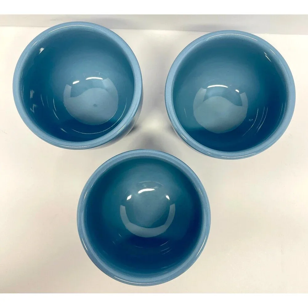 Homer Laughlin Fiesta Periwinkle set of 3 4.5